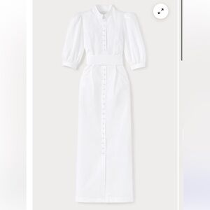NWT Destree White cotton maxi dress